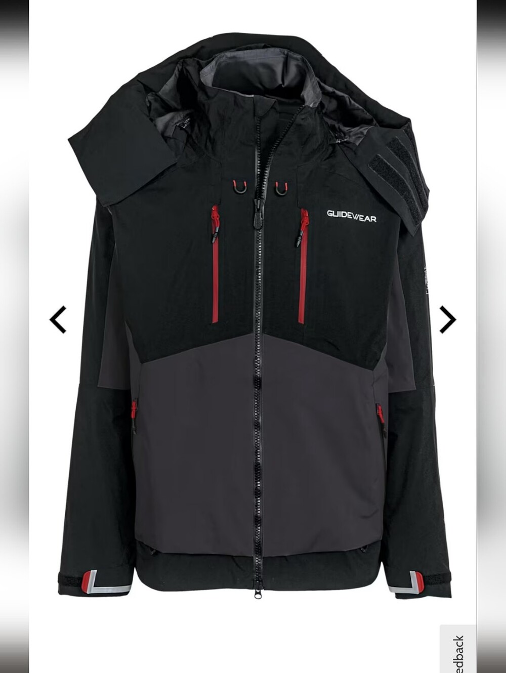 Bass Pro Shops Johnny Morris Guidewear Elite 2L Jacket Goretex 3XL Grey Black